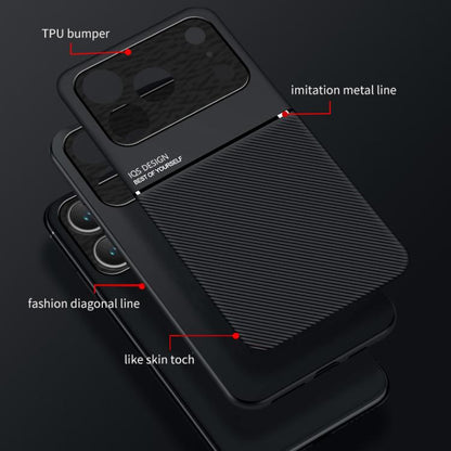 Classic Tilt Strip Grain Magnetic Shockproof PC + TPU Phone Case, For iPhone 18 Pro / 17 Pro, For iPhone 18 Pro Max / 17 Pro Max, For iPhone 17, For iPhone Air, For iPhone 16 Pro Max, For iPhone 16 Pro