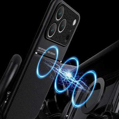 Classic Tilt Strip Grain Magnetic Shockproof PC + TPU Phone Case, For iPhone 18 Pro / 17 Pro, For iPhone 18 Pro Max / 17 Pro Max, For iPhone 17, For iPhone Air, For iPhone 16 Pro Max, For iPhone 16 Pro