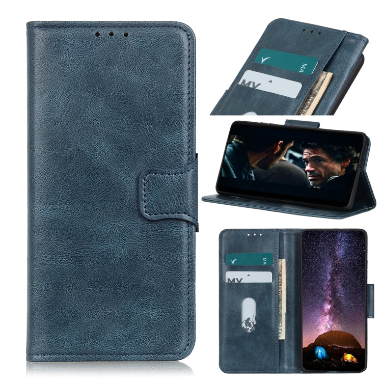 Mirren Crazy Horse Texture Horizontal Flip Leather Case with Holder & Card Slots & Wallet