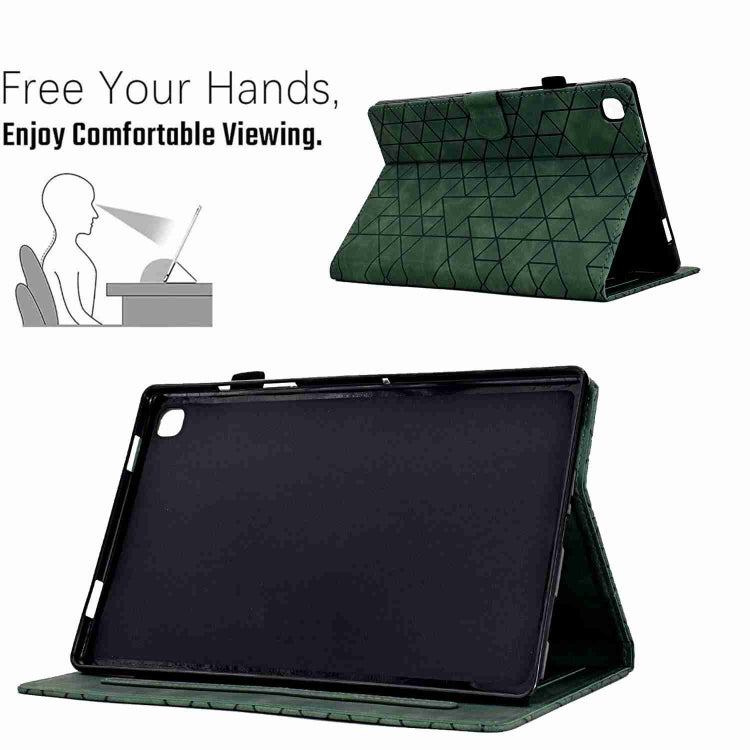 Rhombus TPU Smart Leather Tablet Case