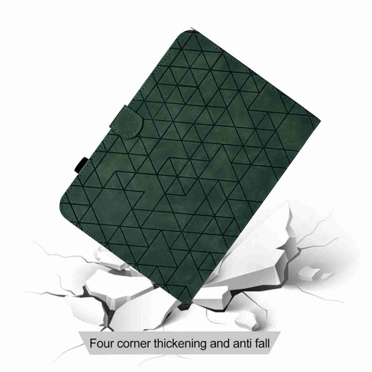 Rhombus TPU Smart Leather Tablet Case