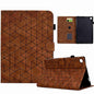 Rhombus TPU Smart Leather Tablet Case