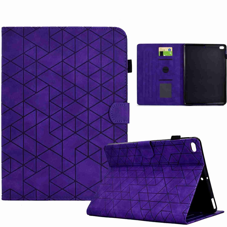 Rhombus TPU Smart Leather Tablet Case