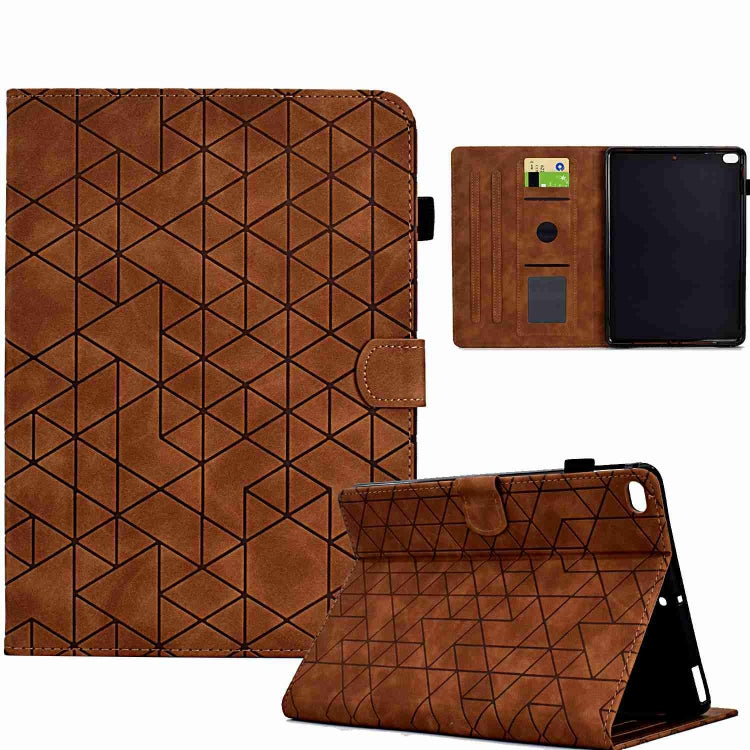 Rhombus TPU Smart Leather Tablet Case