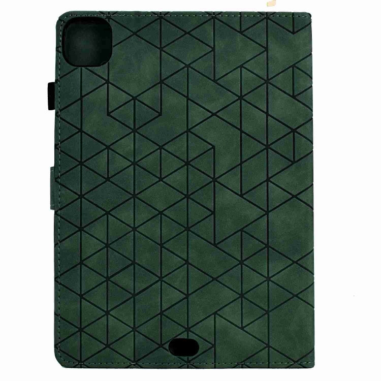 Rhombus TPU Smart Leather Tablet Case