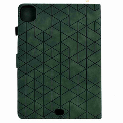 Rhombus TPU Smart Leather Tablet Case