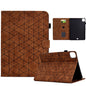 Rhombus TPU Smart Leather Tablet Case