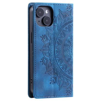 Totem Embossed Magnetic Leather Phone Case, For iPhone 15, For iPhone 14 Plus, For iPhone 14, For iPhone 14 Pro