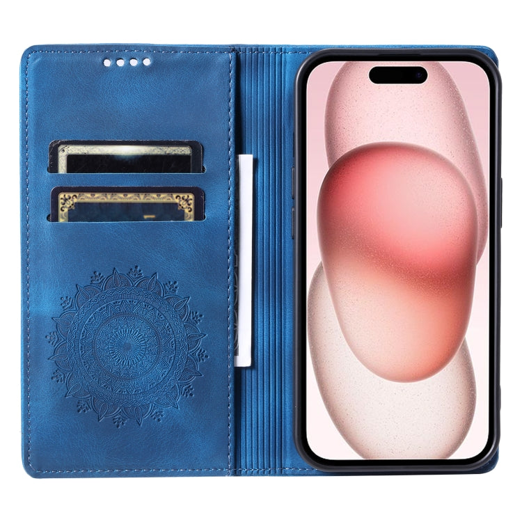 Totem Embossed Magnetic Leather Phone Case, For iPhone 15, For iPhone 14 Plus, For iPhone 14, For iPhone 14 Pro