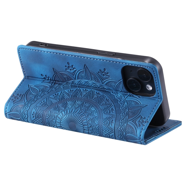 Totem Embossed Magnetic Leather Phone Case, For iPhone 15, For iPhone 14 Plus, For iPhone 14, For iPhone 14 Pro