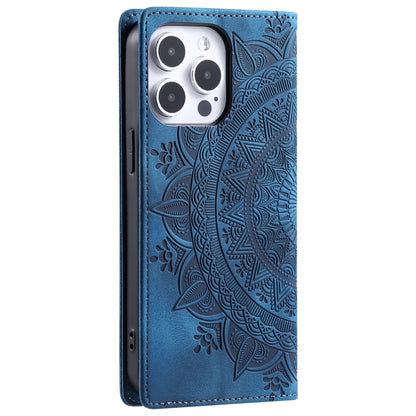 Totem Embossed Magnetic Leather Phone Case, For iPhone 14 Pro Max, For iPhone SE 2022 / 2020 / 8 / 7, For iPhone 13 Pro Max, For iPhone 13 Pro