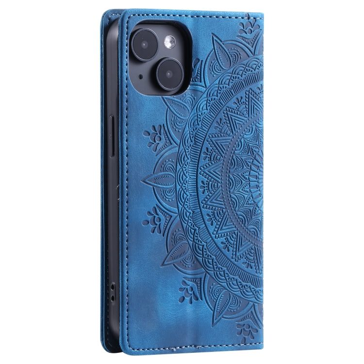 Totem Embossed Magnetic Leather Phone Case, For iPhone 13, For iPhone 13 mini, For iPhone 12 / 12 Pro, For iPhone 12 Pro Max