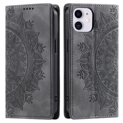 Totem Embossed Magnetic Leather Phone Case, For iPhone 12 mini, For iPhone 11 Pro Max, For iPhone 11, For iPhone 11 Pro