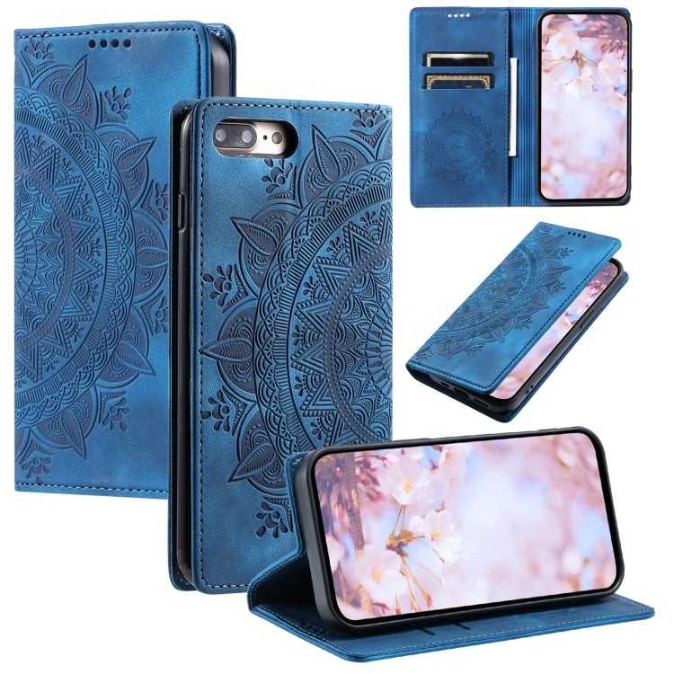 Totem Embossed Magnetic Leather Phone Case, For iPhone XS / S, For iPhone XR, For iPhone XS Max, For iPhone 8 Plus / 7 Plus