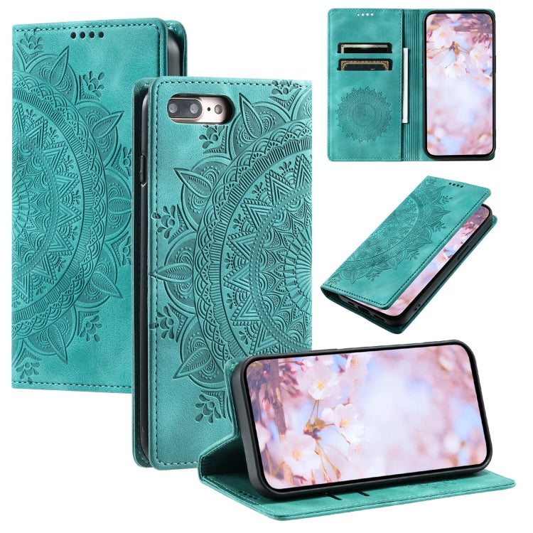 Totem Embossed Magnetic Leather Phone Case, For iPhone XS / S, For iPhone XR, For iPhone XS Max, For iPhone 8 Plus / 7 Plus