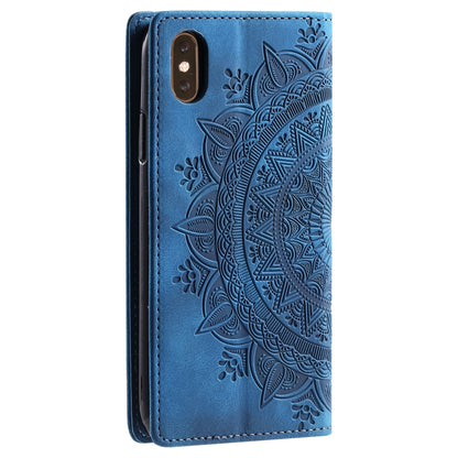 Totem Embossed Magnetic Leather Phone Case, For iPhone XS / S, For iPhone XR, For iPhone XS Max, For iPhone 8 Plus / 7 Plus