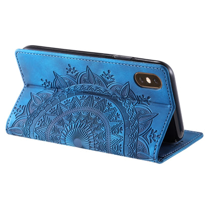 Totem Embossed Magnetic Leather Phone Case, For iPhone XS / S, For iPhone XR, For iPhone XS Max, For iPhone 8 Plus / 7 Plus
