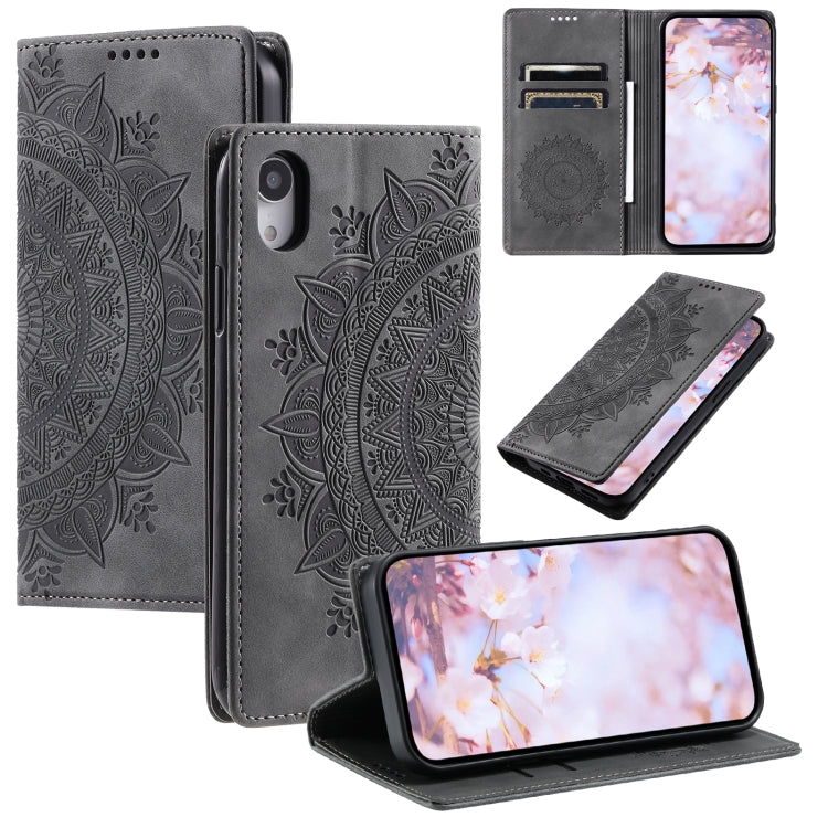 Totem Embossed Magnetic Leather Phone Case, For iPhone XS / S, For iPhone XR, For iPhone XS Max, For iPhone 8 Plus / 7 Plus