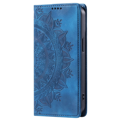 Totem Embossed Magnetic Leather Phone Case, For iPhone 16, For iPhone 15 Pro Max, For iPhone 15 Pro, For iPhone 15 Plus