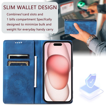 Totem Embossed Magnetic Leather Phone Case, For iPhone 16, For iPhone 15 Pro Max, For iPhone 15 Pro, For iPhone 15 Plus