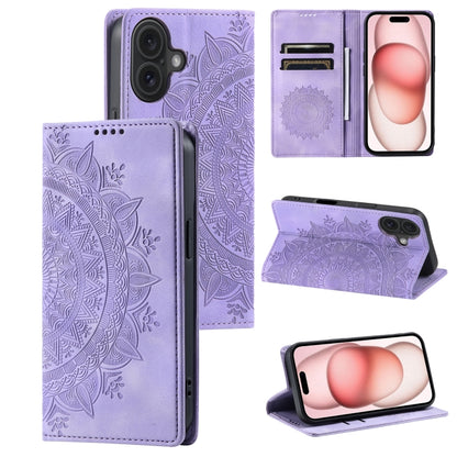Totem Embossed Magnetic Leather Phone Case, For iPhone 16, For iPhone 15 Pro Max, For iPhone 15 Pro, For iPhone 15 Plus