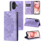 Totem Embossed Magnetic Leather Phone Case, For iPhone 16, For iPhone 15 Pro Max, For iPhone 15 Pro, For iPhone 15 Plus