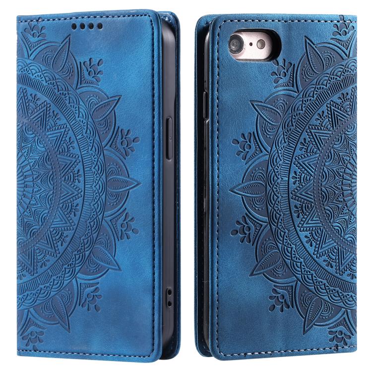 Totem Embossed Magnetic Leather Phone Case, For iPhone 16e / 17e, For iPhone 16 Pro Max, For iPhone 16 Pro, For iPhone 16 Plus