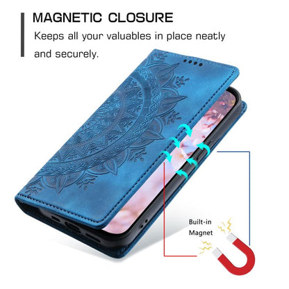 Totem Embossed Magnetic Leather Phone Case, For iPhone 16e / 17e, For iPhone 16 Pro Max, For iPhone 16 Pro, For iPhone 16 Plus