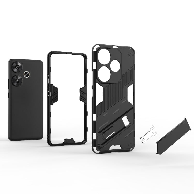 Punk Armor 2 in 1 PC + TPU Phone Case with Holder