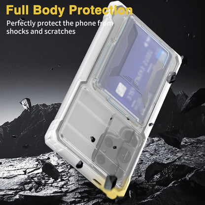 Full Coverage Phone Case with Holder / Card Slot, For Samsung Galaxy S24 Ultra 5G