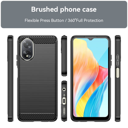 Carbon Fiber Brushed Texture TPU Phone Case