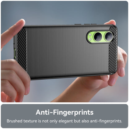 Carbon Fiber Brushed Texture TPU Phone Case