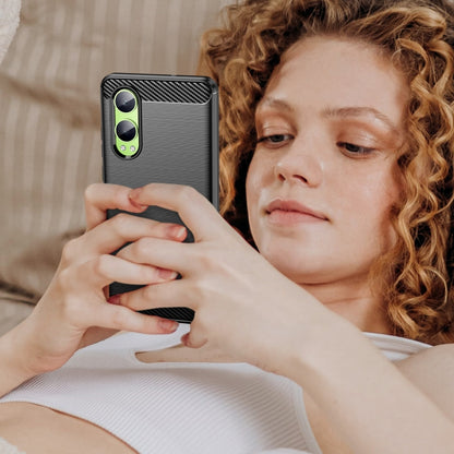 Carbon Fiber Brushed Texture TPU Phone Case