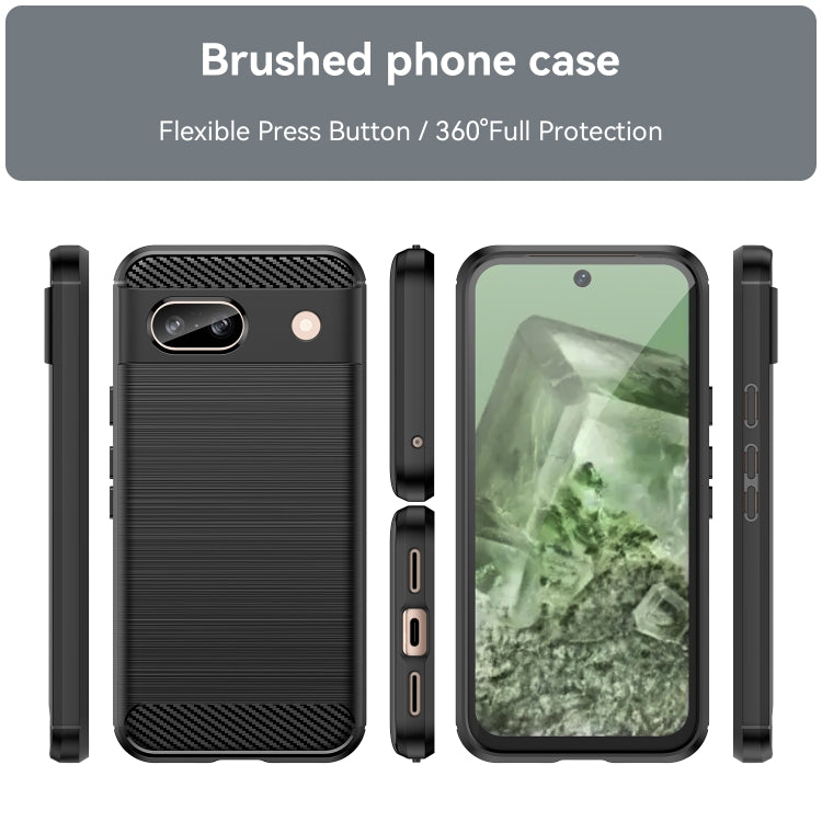 Carbon Fiber Brushed Texture TPU Phone Case