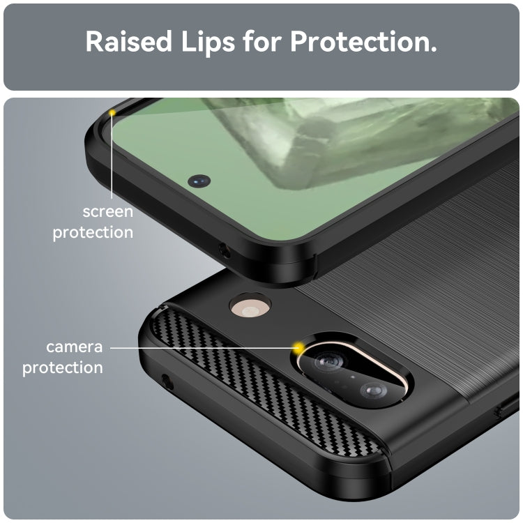 Carbon Fiber Brushed Texture TPU Phone Case