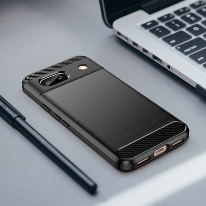 Carbon Fiber Brushed Texture TPU Phone Case