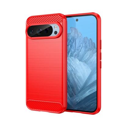 Carbon Fiber Brushed Texture TPU Phone Case, For Google Pixel 9 Pro 5G, For Google Pixel 9, For Google Pixel 8a