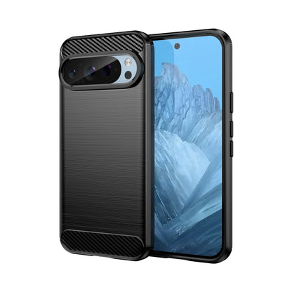 Carbon Fiber Brushed Texture TPU Phone Case