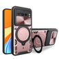 CD Texture Sliding Camshield Magnetic Holder Phone Case, For Google Pixel 8a, For Google Pixel 8 Pro 5G, For Google Pixel 8 5G
