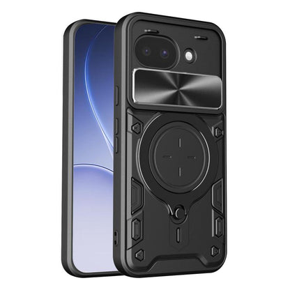 CD Texture Sliding Camshield Magnetic Holder Phone Case, For Google Pixel 11 Pro XL, For Google Pixel 10a, For Google Pixel 9 Pro XL, For Google Pixel 9 / 9 Pro