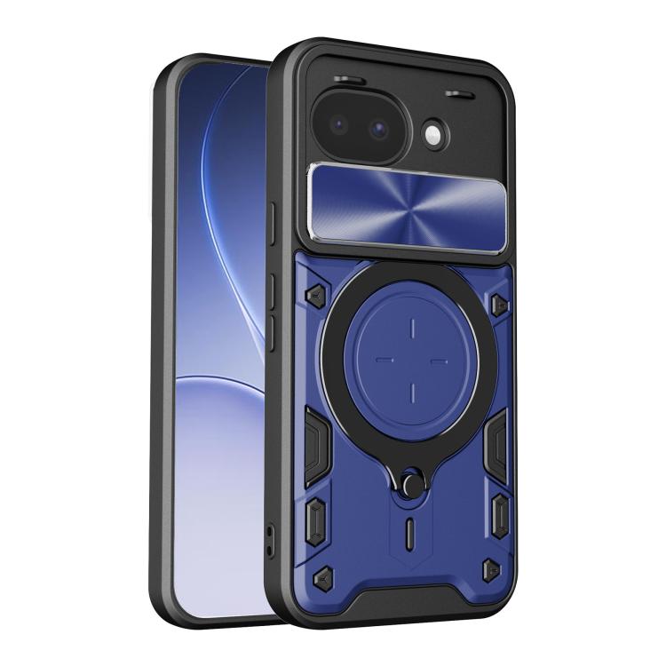 CD Texture Sliding Camshield Magnetic Holder Phone Case, For Google Pixel 11 Pro XL, For Google Pixel 10a, For Google Pixel 9 Pro XL, For Google Pixel 9 / 9 Pro