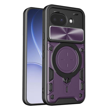 CD Texture Sliding Camshield Magnetic Holder Phone Case, For Google Pixel 11 Pro XL, For Google Pixel 10a, For Google Pixel 9 Pro XL, For Google Pixel 9 / 9 Pro