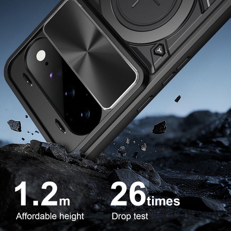 CD Texture Sliding Camshield Magnetic Holder Phone Case, For Google Pixel 11 Pro XL, For Google Pixel 10a, For Google Pixel 9 Pro XL, For Google Pixel 9 / 9 Pro