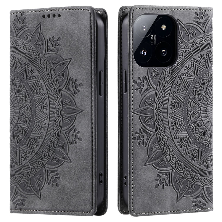 Totem Embossed Magnetic Leather Phone Case, Series 1