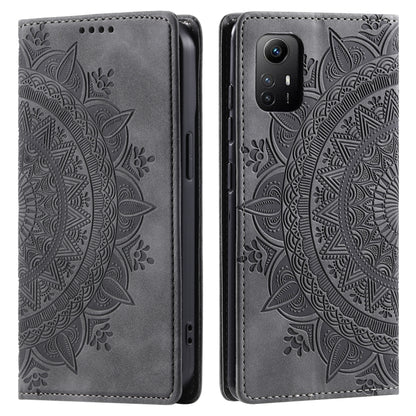 Totem Embossed Magnetic Leather Phone Case, Series 1