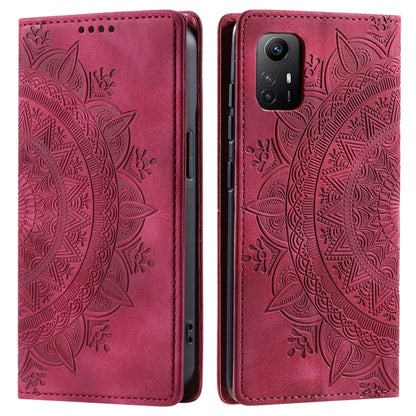 Totem Embossed Magnetic Leather Phone Case, Series 1