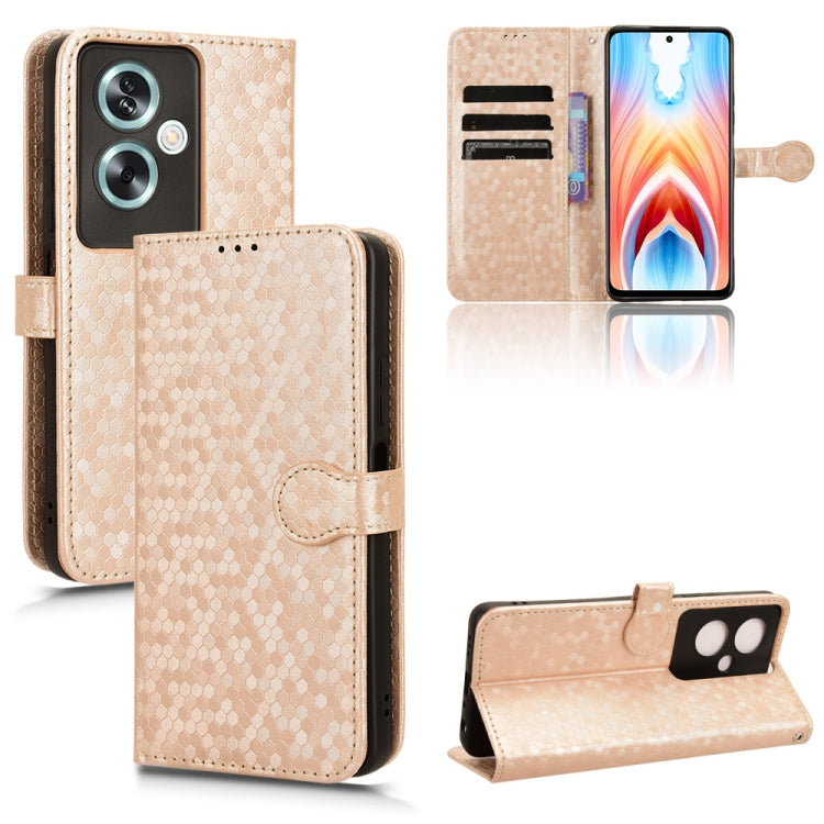 Honeycomb Dot Texture Leather Phone Case, For OPPO Find X7 Ultra, For OPPO A79 5G Global / A2, For OPPO Find X8 Pro