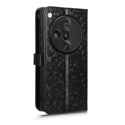 Honeycomb Dot Texture Leather Phone Case, For OPPO Find X7 Ultra, For OPPO A79 5G Global / A2, For OPPO Find X8 Pro