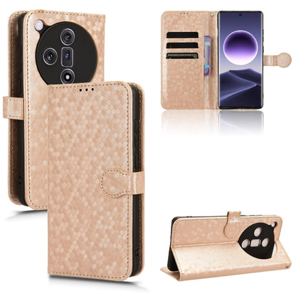 Honeycomb Dot Texture Leather Phone Case, For OPPO Reno11 F 5G / F25 Pro, For OPPO Find X7, For OPPO Reno11 5G Global, For OPPO Reno11 Pro Global