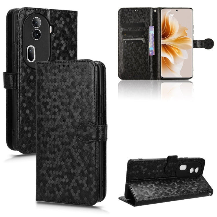 Honeycomb Dot Texture Leather Phone Case, For OPPO Reno11 F 5G / F25 Pro, For OPPO Find X7, For OPPO Reno11 5G Global, For OPPO Reno11 Pro Global